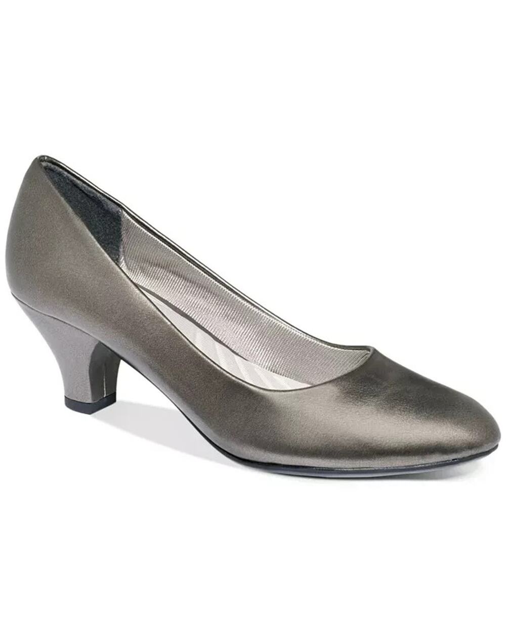 Easy Street Women's Fabulous Pumps, Pewter Size 7.5M